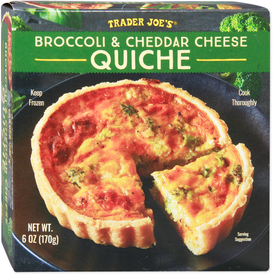 Broccoli & Cheddar Cheese Quiche