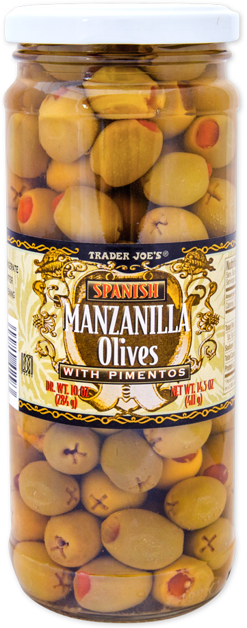 Spanish Manzanilla Olives with Pimento Paste