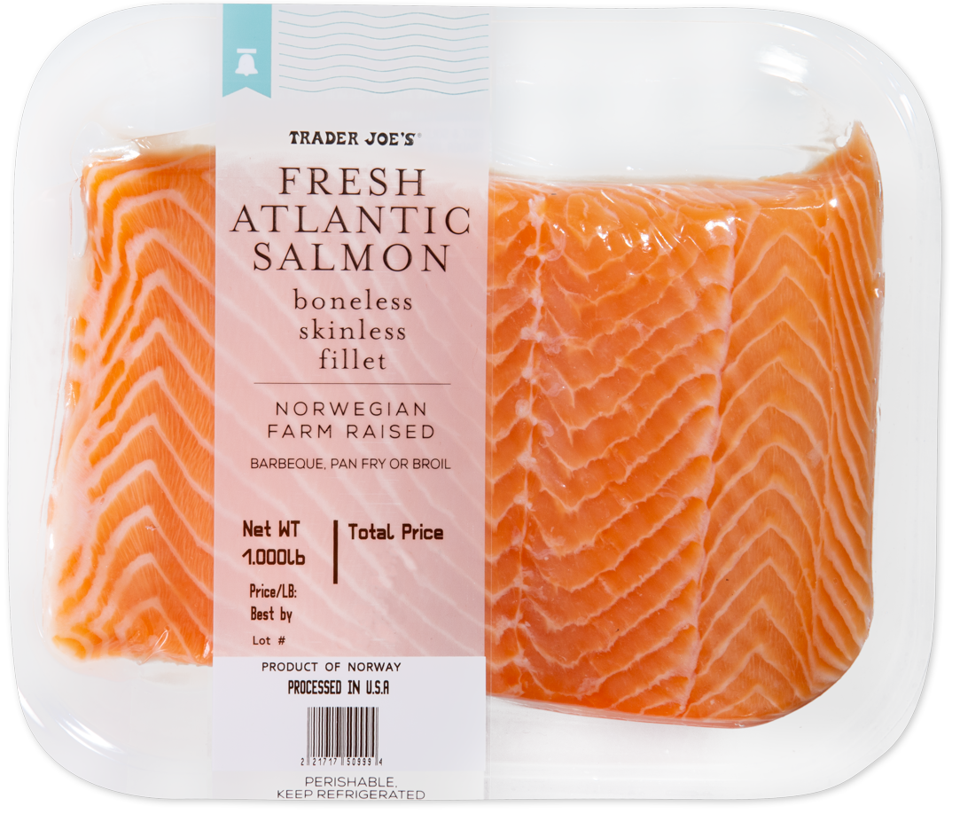 Fresh Atlantic Salmon Boneless Skinless Fillet