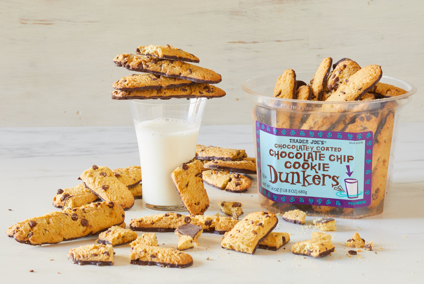 Chocolatey Coated Chocolate Chip Cookie Dunkers