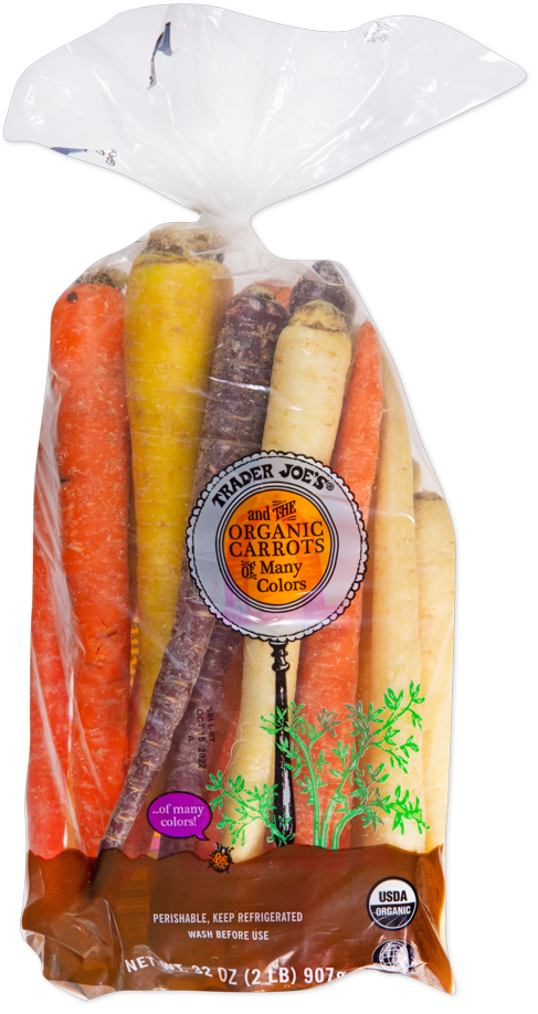 Organic Carrots of Many Colors