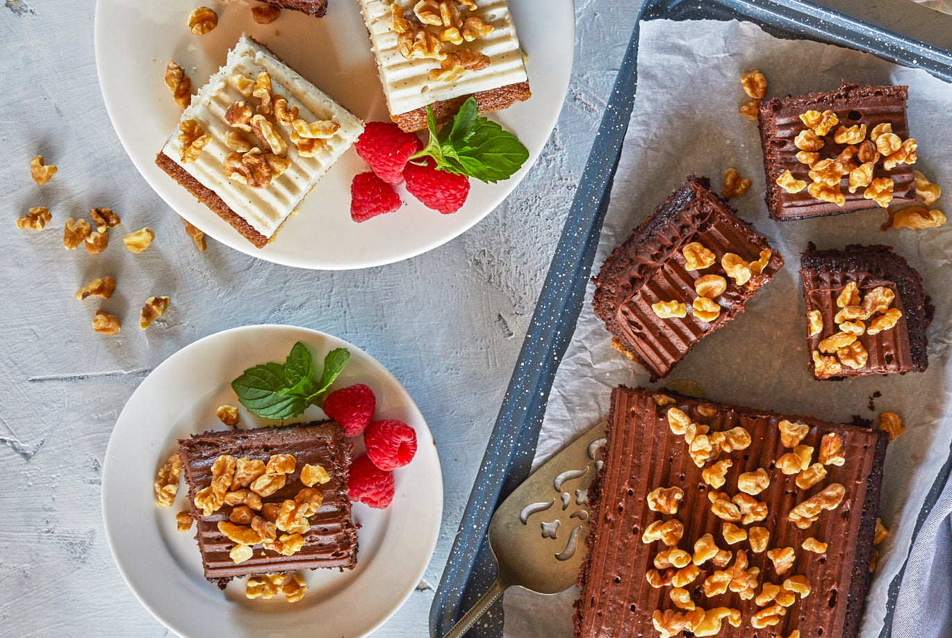 Dark Chocolate Ganache Mini Sheet Cake