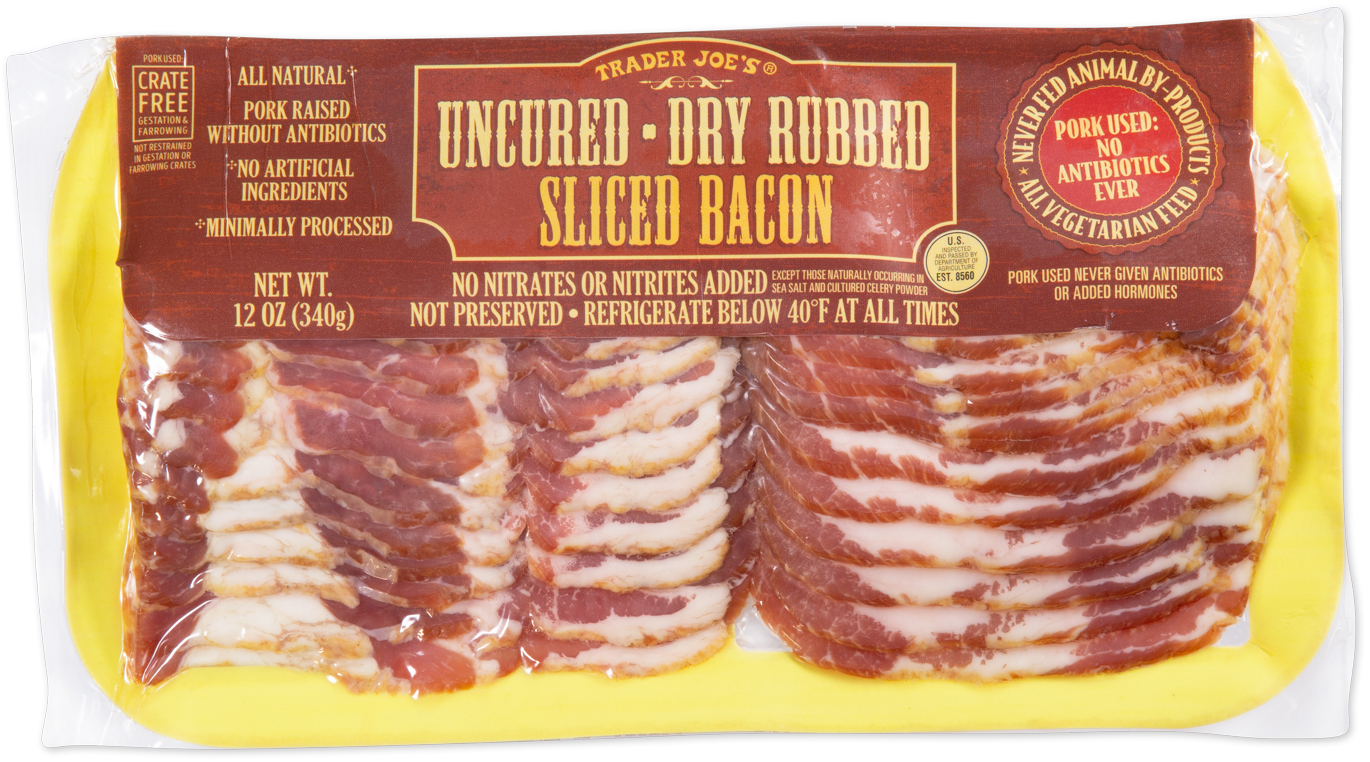 Uncured Dry Rubbed Sliced Bacon