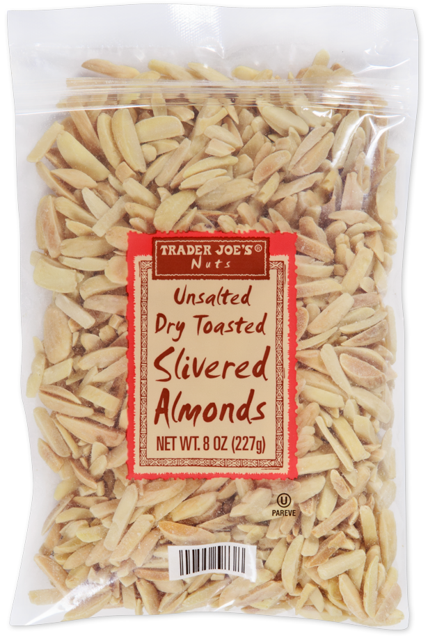 Unsalted Dry Toasted Slivered Almonds