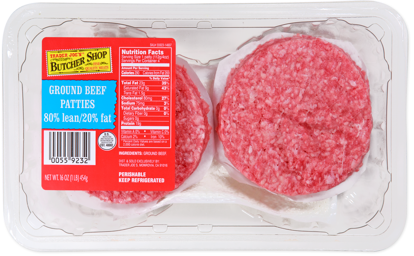 Ground Beef Patties 80/20