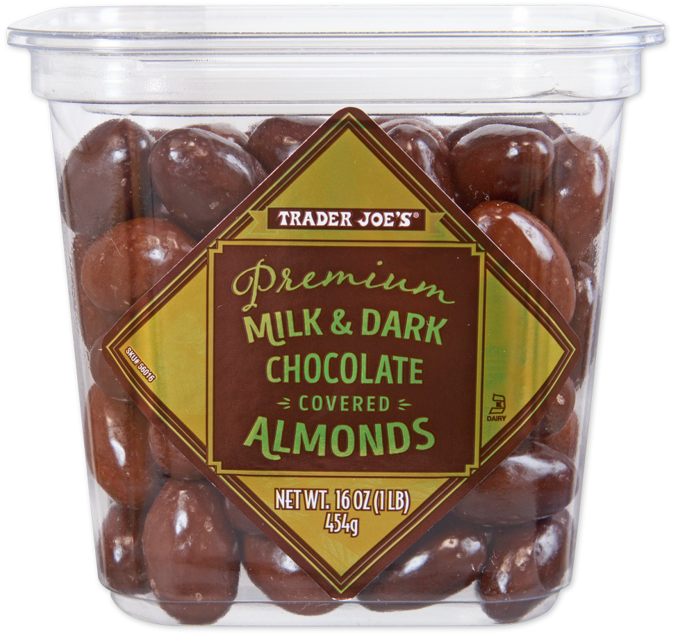 Premium Milk & Dark Chocolate Covered Almonds