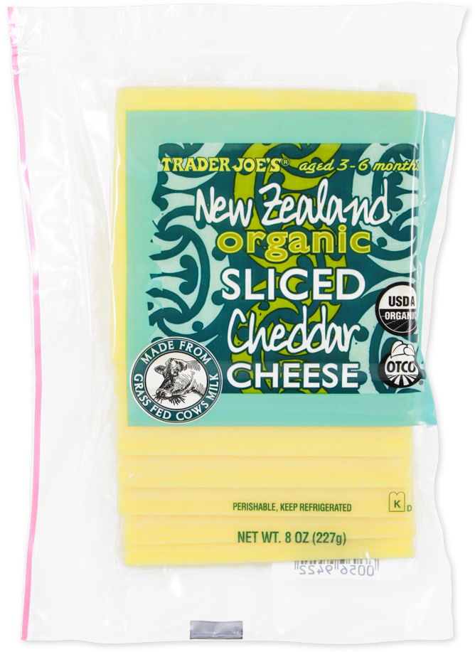 Sliced New Zealand Organic Cheddar