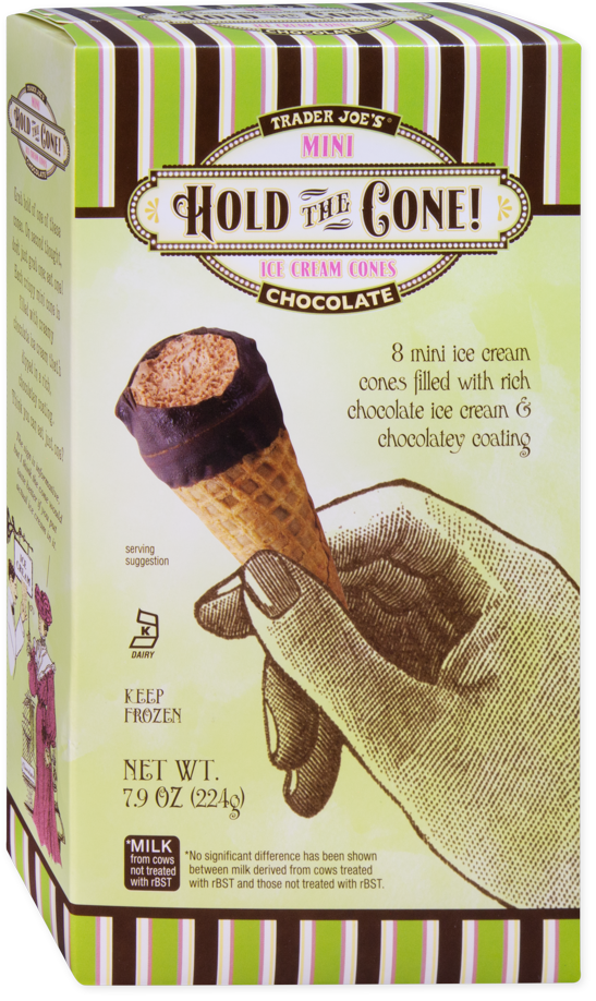 Chocolate Hold the Cone! Mini Ice Cream Cones