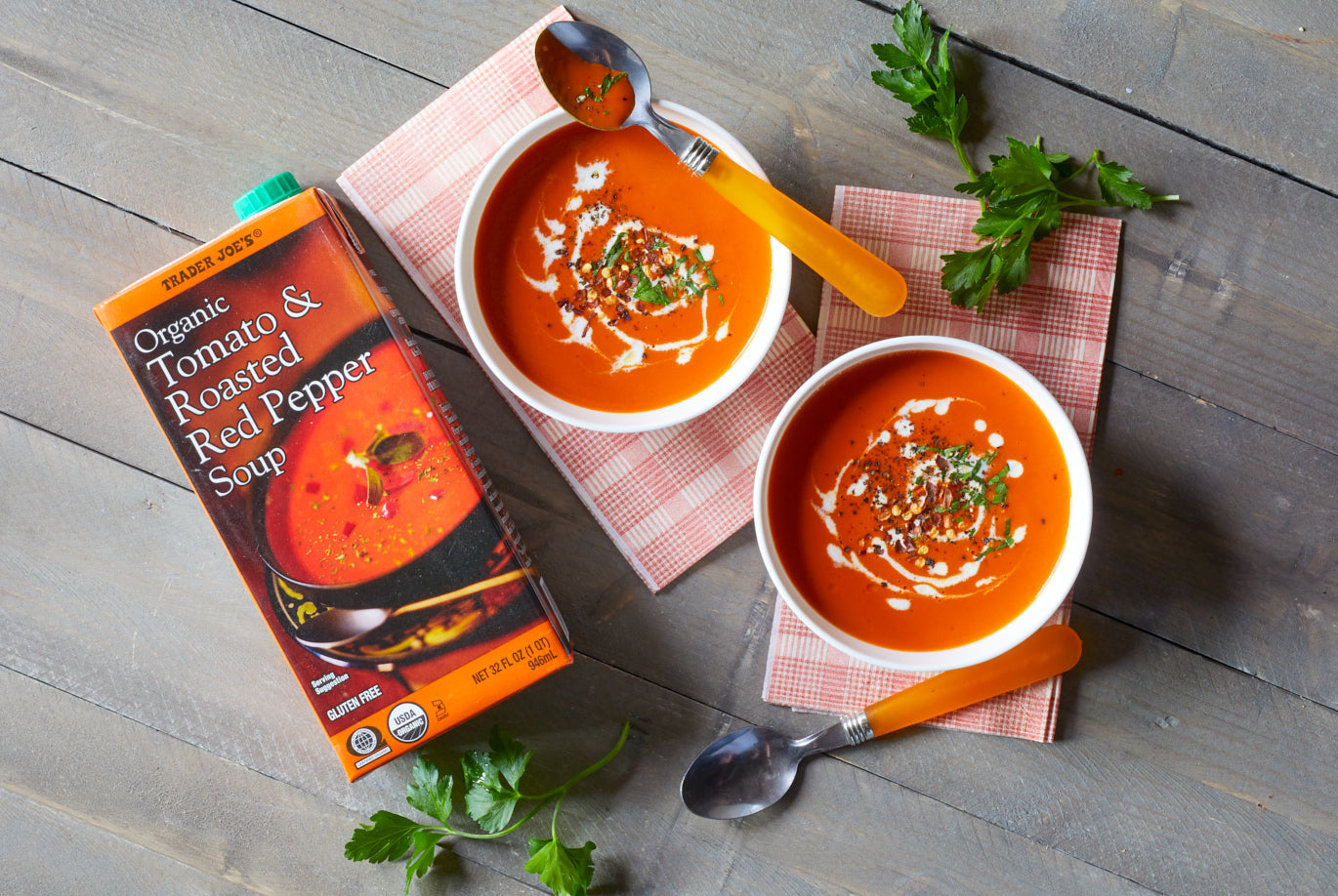 Organic Tomato & Roasted Red Pepper Soup