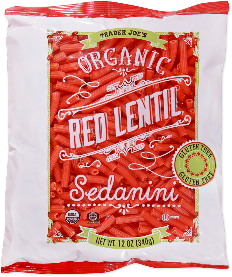 Organic Red Lentil Sedanini