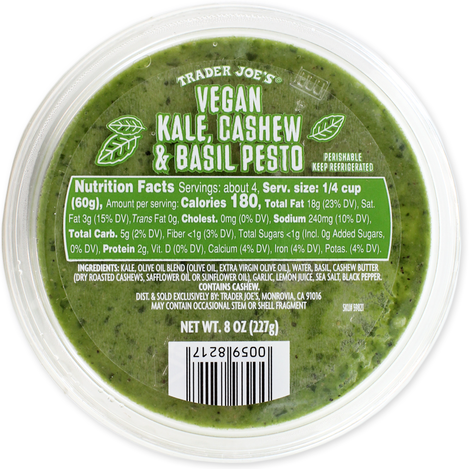 Vegan Kale, Cashew & Basil Pesto