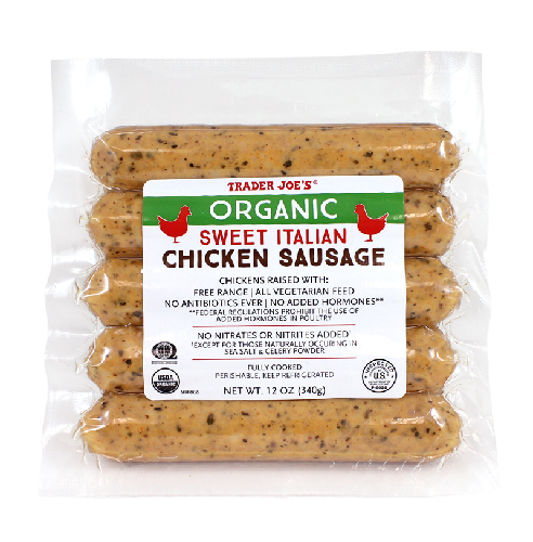 Organic Sweet Italian Chicken Sausage