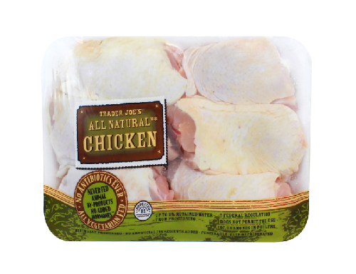 All Natural Bone-In Skin-On Chicken Thighs