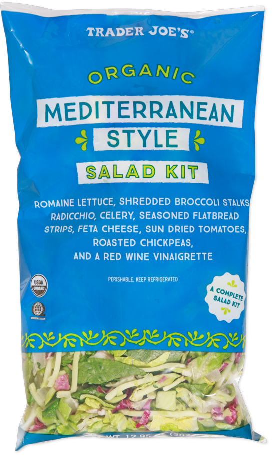 Organic Mediterranean Style Salad Kit