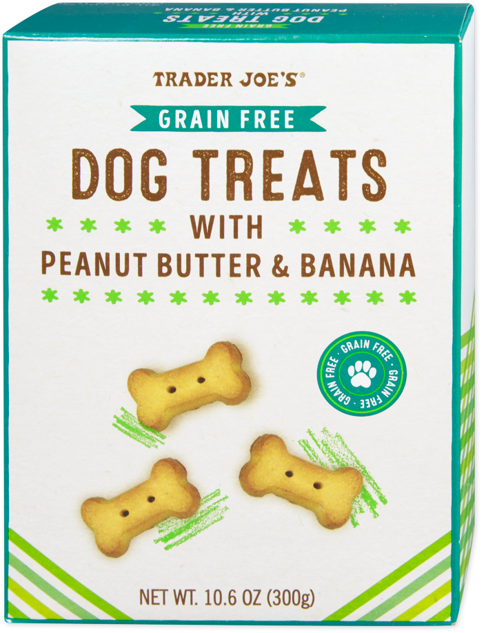 Grain Free Dog Treats with Peanut Butter & Banana