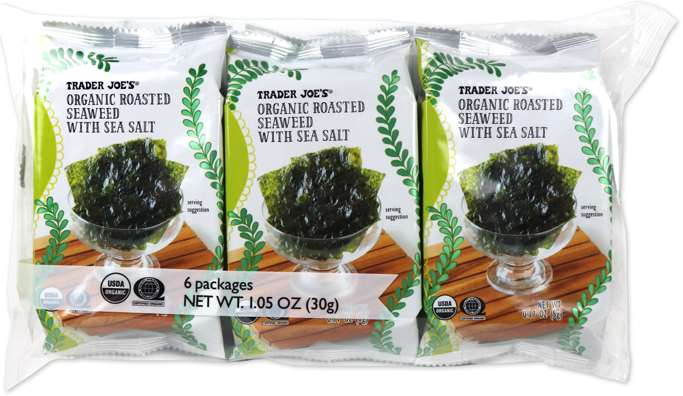 Organic Roasted Seaweed with Sea Salt