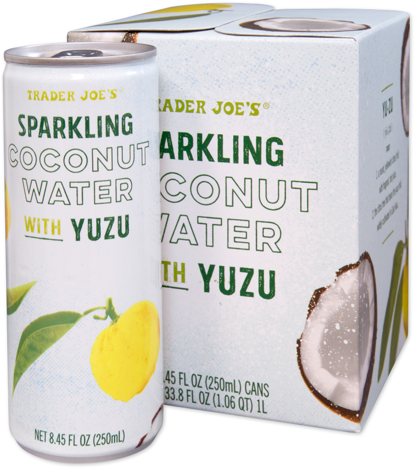 Sparkling Coconut Water with Yuzu