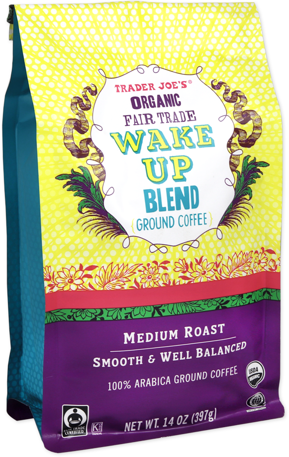 Organic Fair Trade Wake Up Blend Ground Coffee