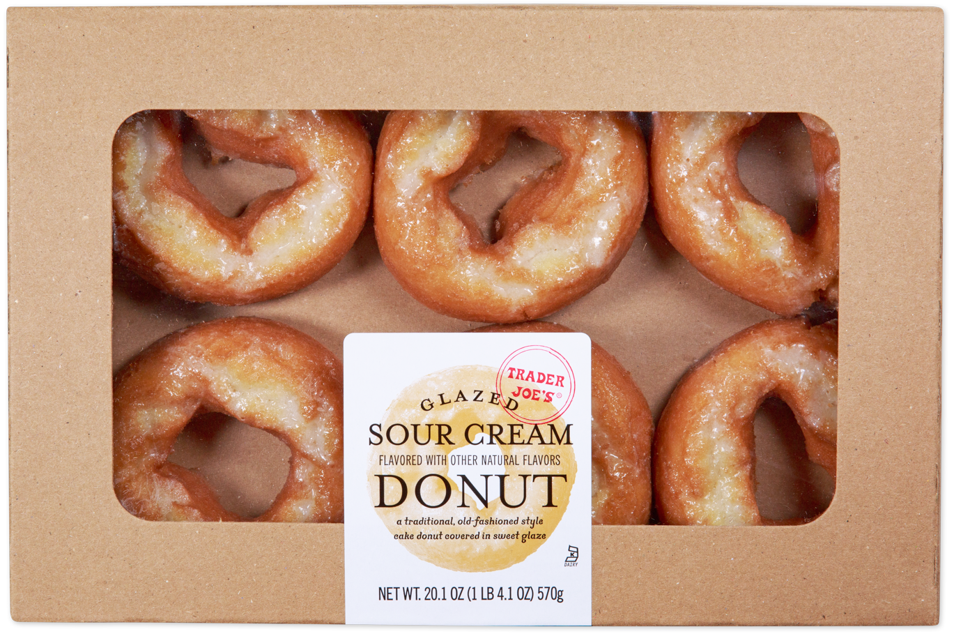 Glazed Sour Cream Donuts