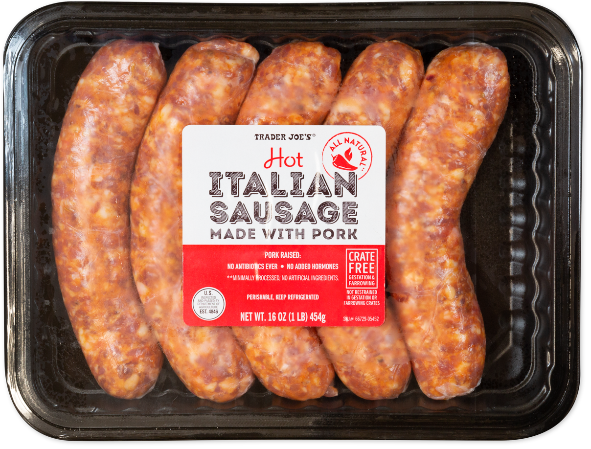 Hot Italian Sausage made with Pork