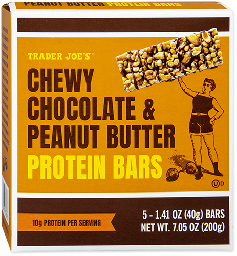 Chewy Chocolate & Peanut Butter Protein Bars