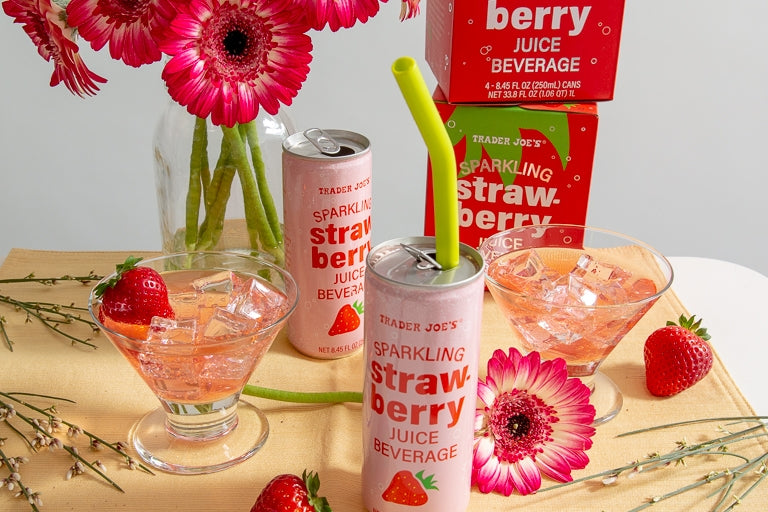 Sparkling Strawberry Juice