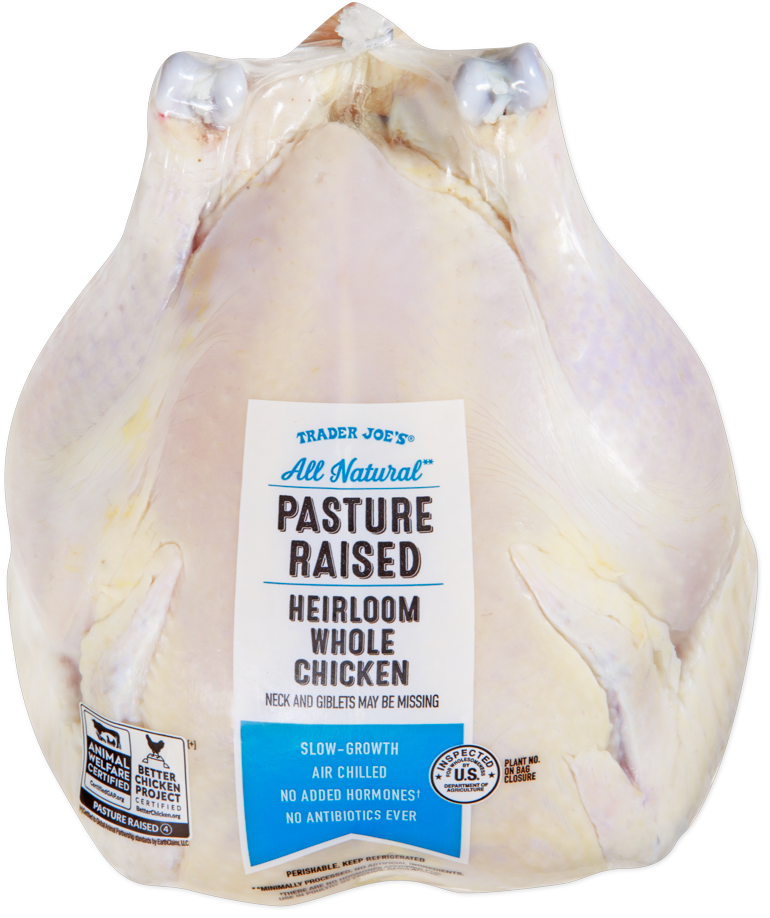 All Natural Pasture Raised Heirloom Whole Chicken