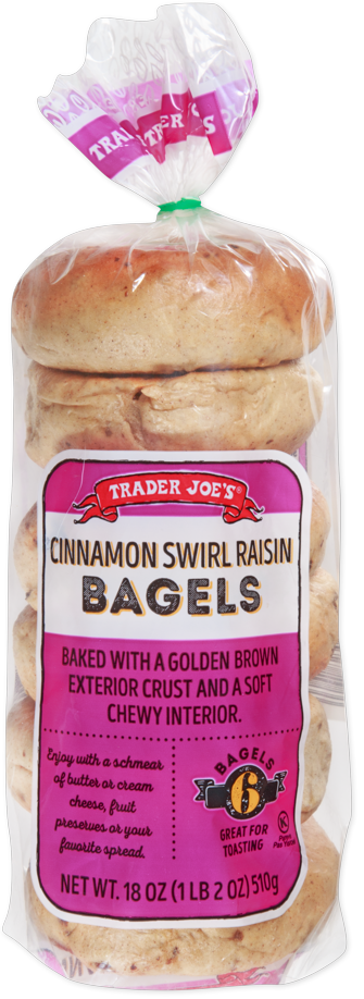 Cinnamon Swirl Raisin Bagels