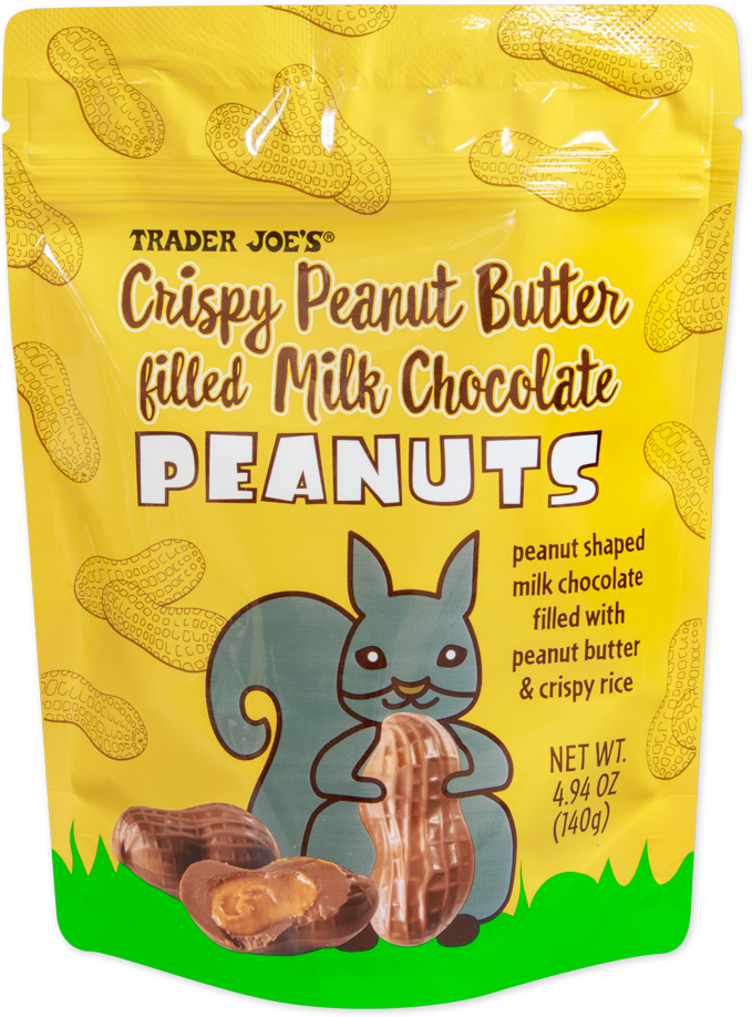 Crispy Peanut Butter Filled Milk Choc Peanuts