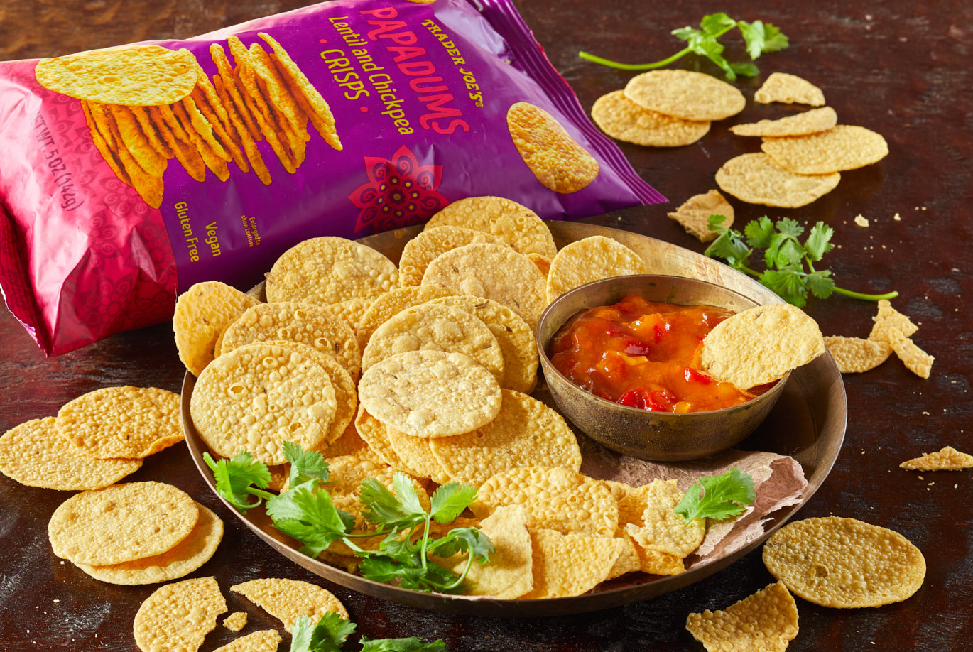 Papadums Lentil and Chickpea Crisps