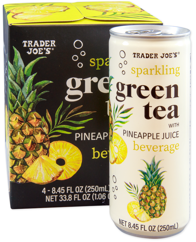 Sparkling Green Tea with Pineapple