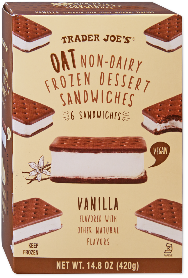 Oat Non-Dairy Frozen Dessert Sandwiches