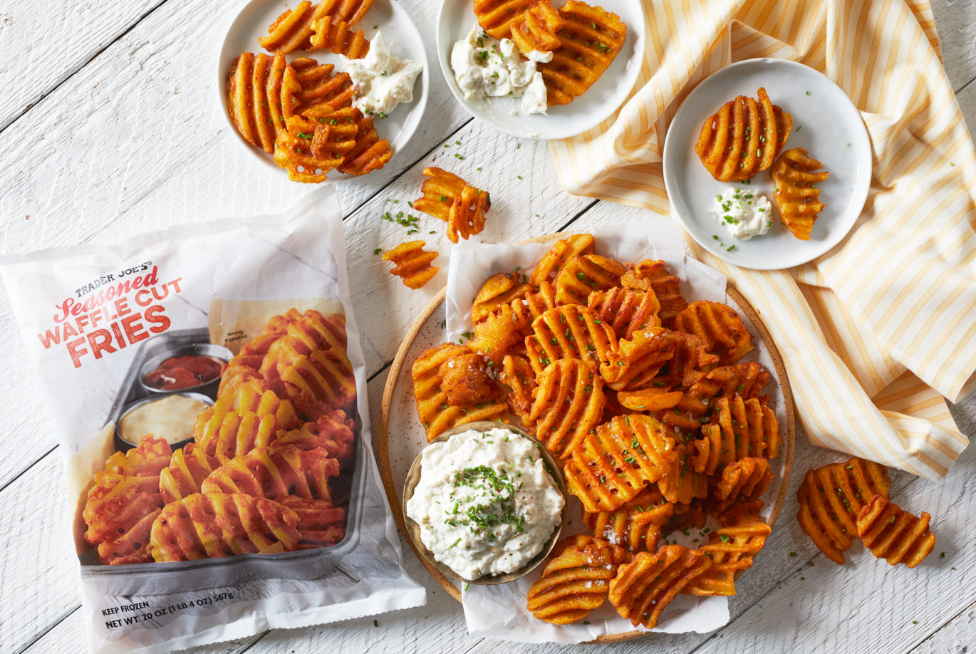 Seasoned Waffle Cut Fries