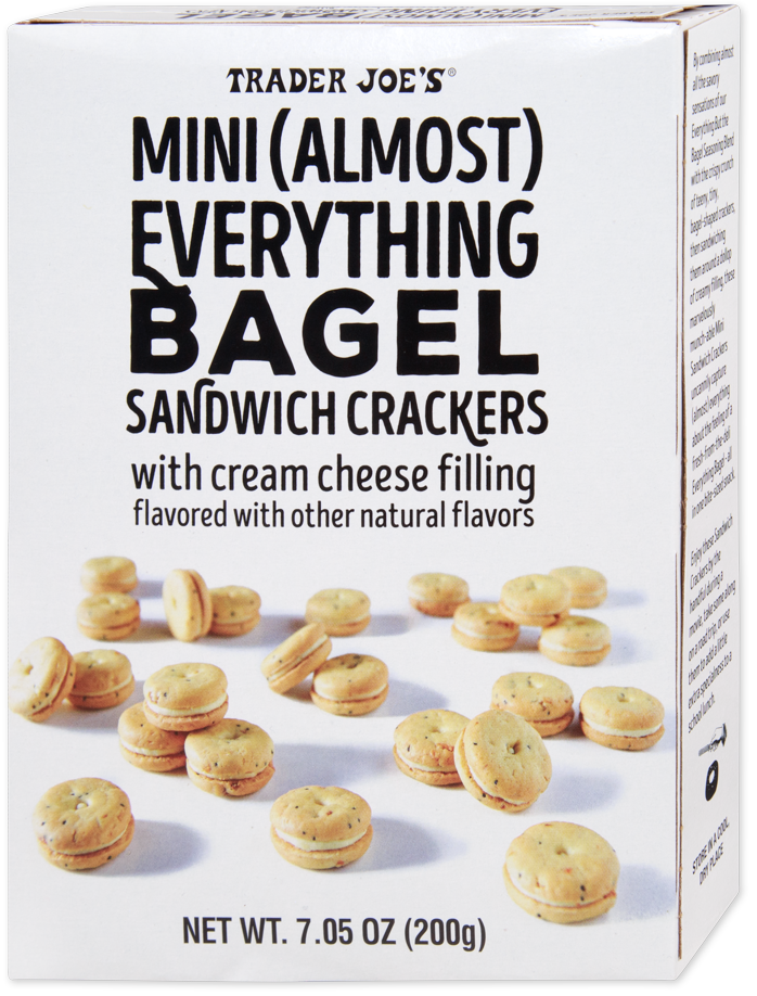 Mini (Almost) Everything Bagel Sandwich Crackers