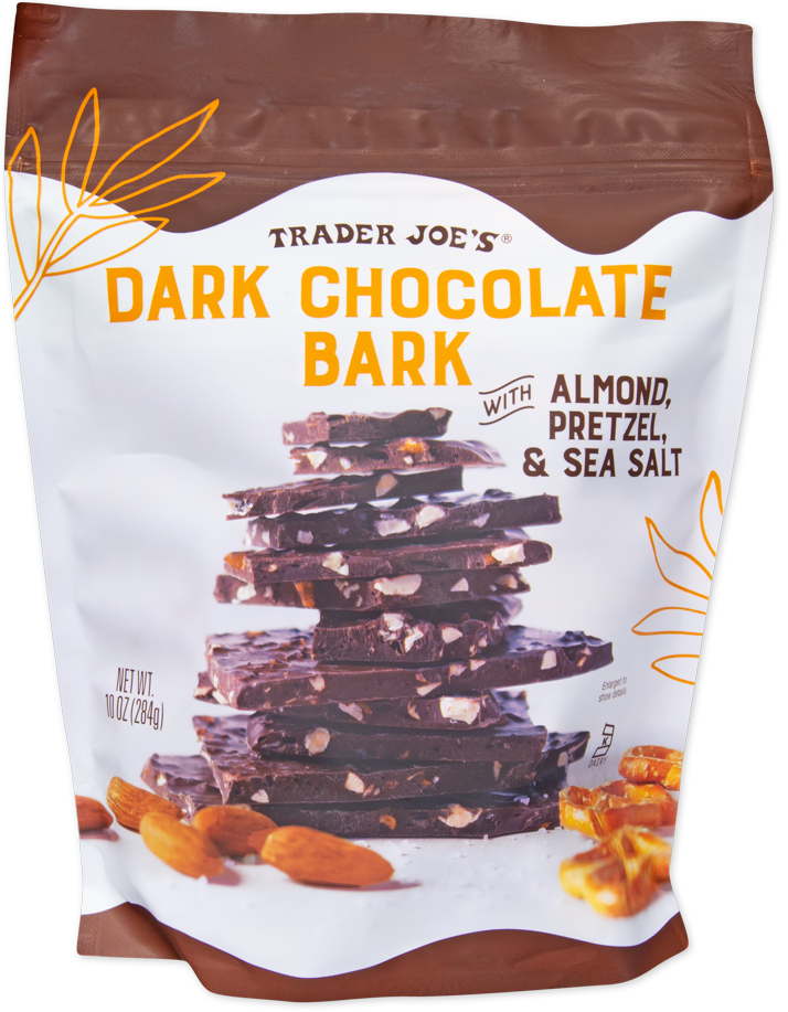 Dark Chocolate Bark with Almond, Pretzel & Sea Salt