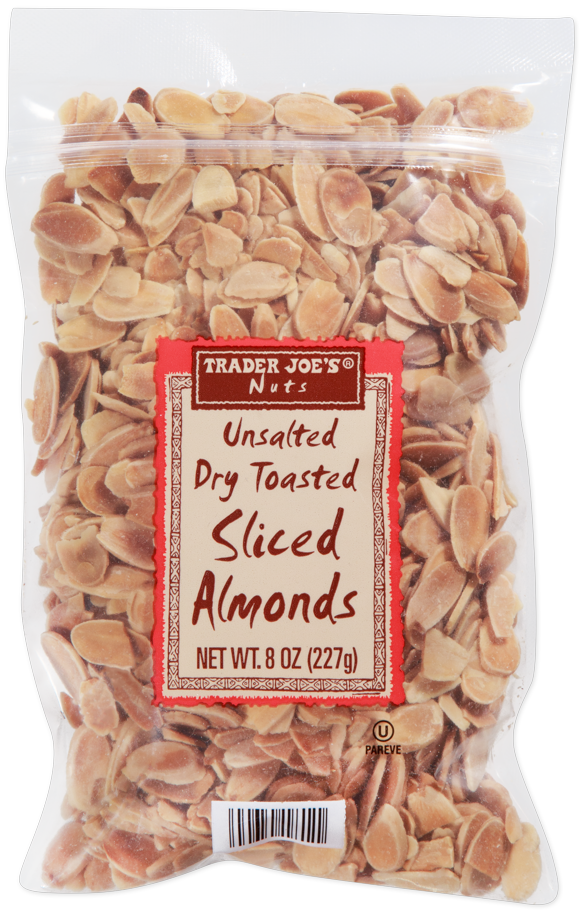 Unsalted Dry Toasted Sliced Almonds