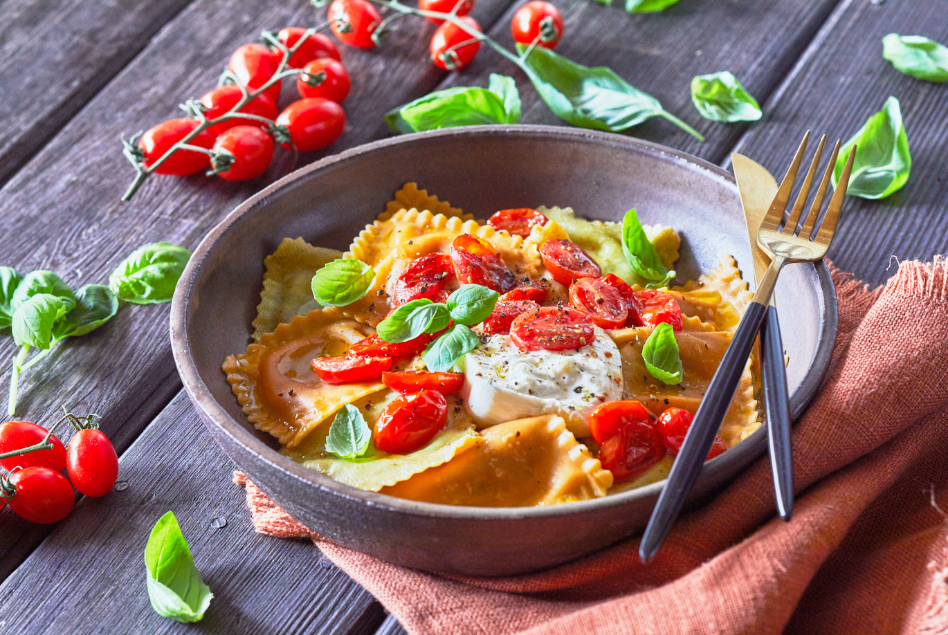 Italian Tomato & Burrata Ravioloni