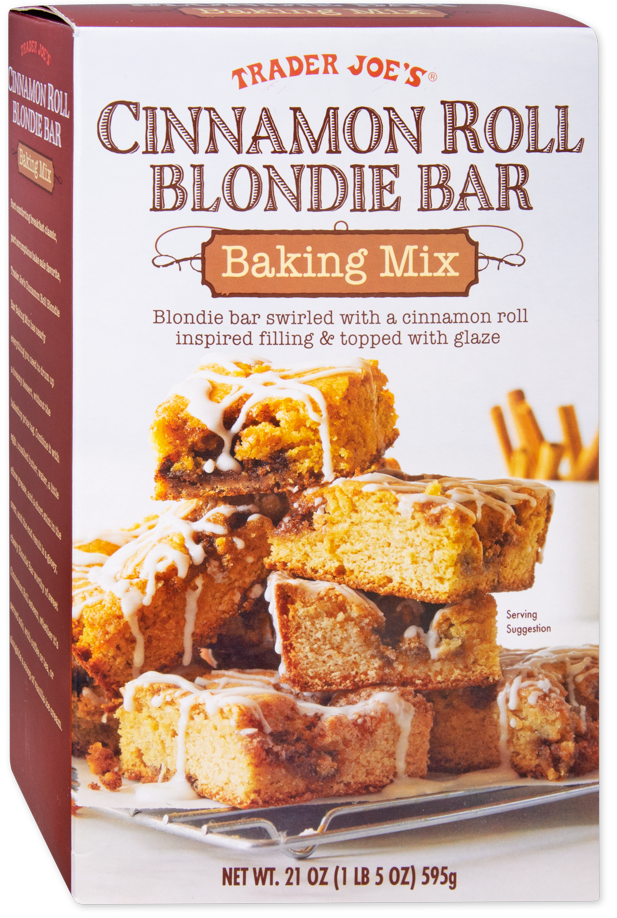 Cinnamon Roll Blondie Bar Baking Mix