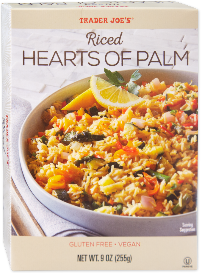 Riced Hearts of Palm