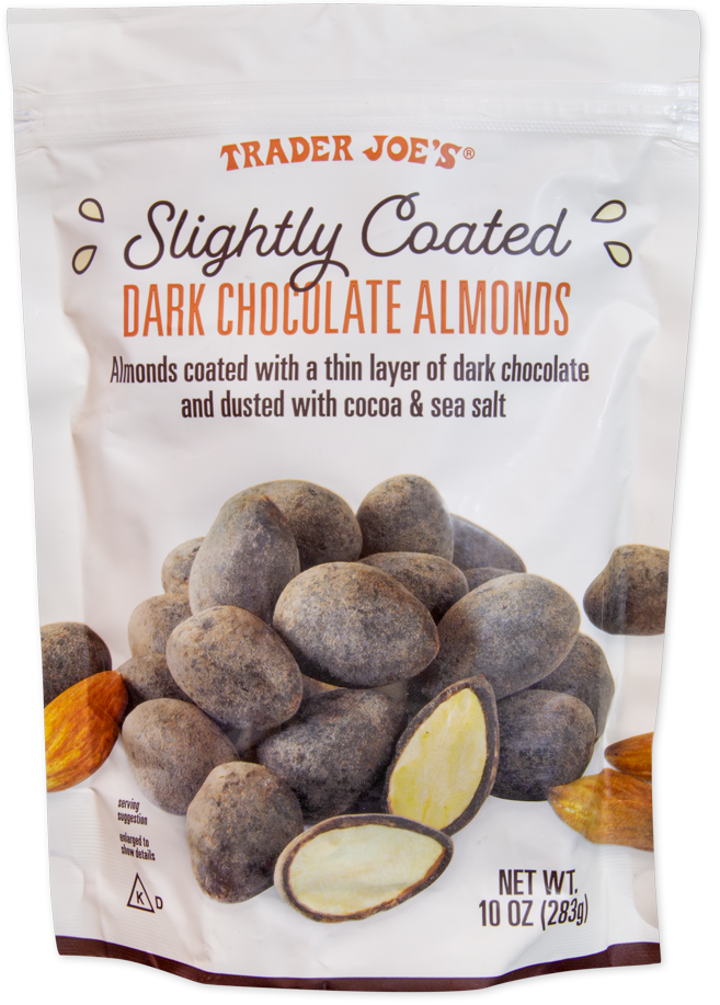 Slightly Coated Dark Chocolate Almonds