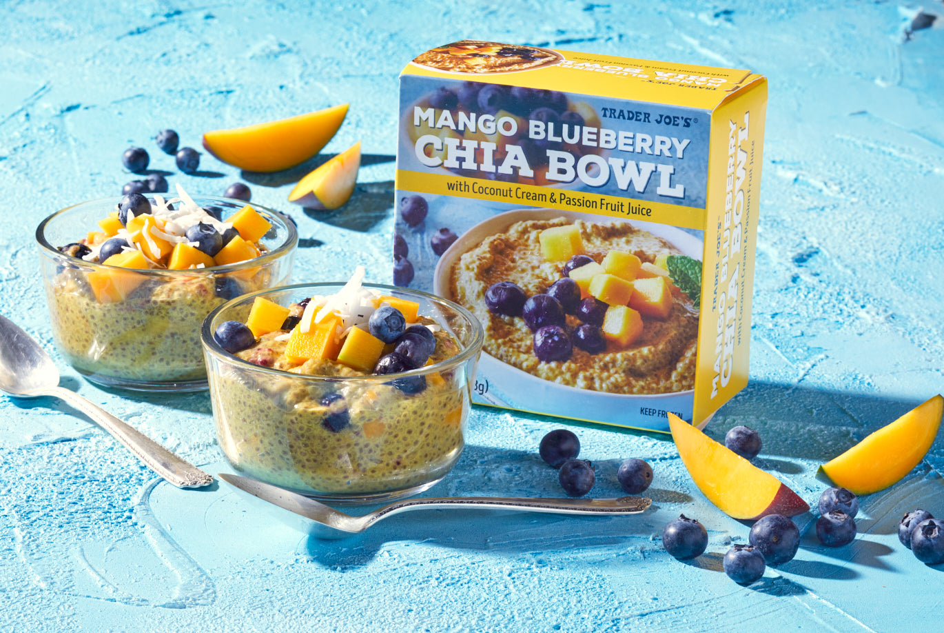 Mango Blueberry Chia Bowl