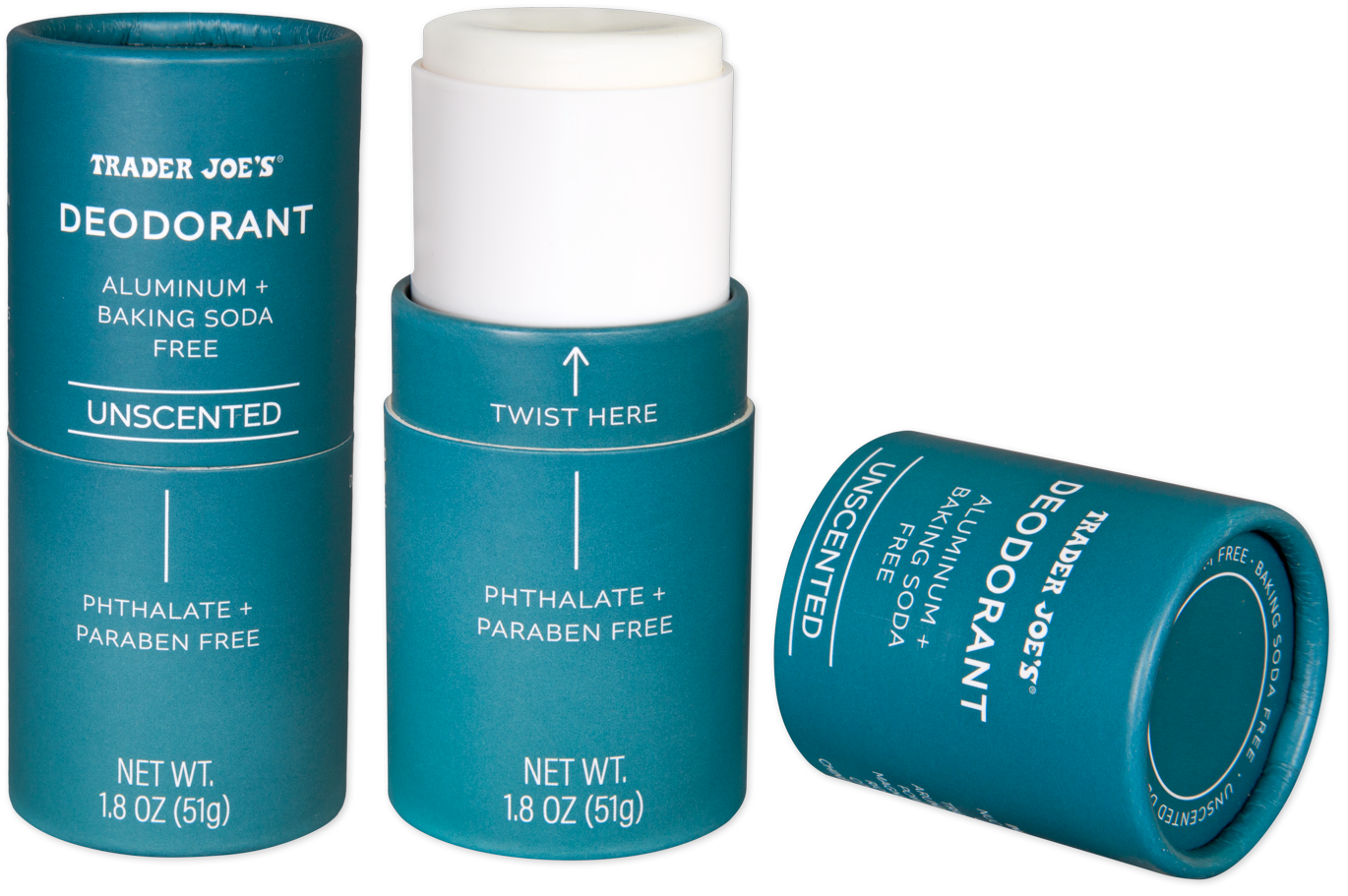 Unscented Deodorant