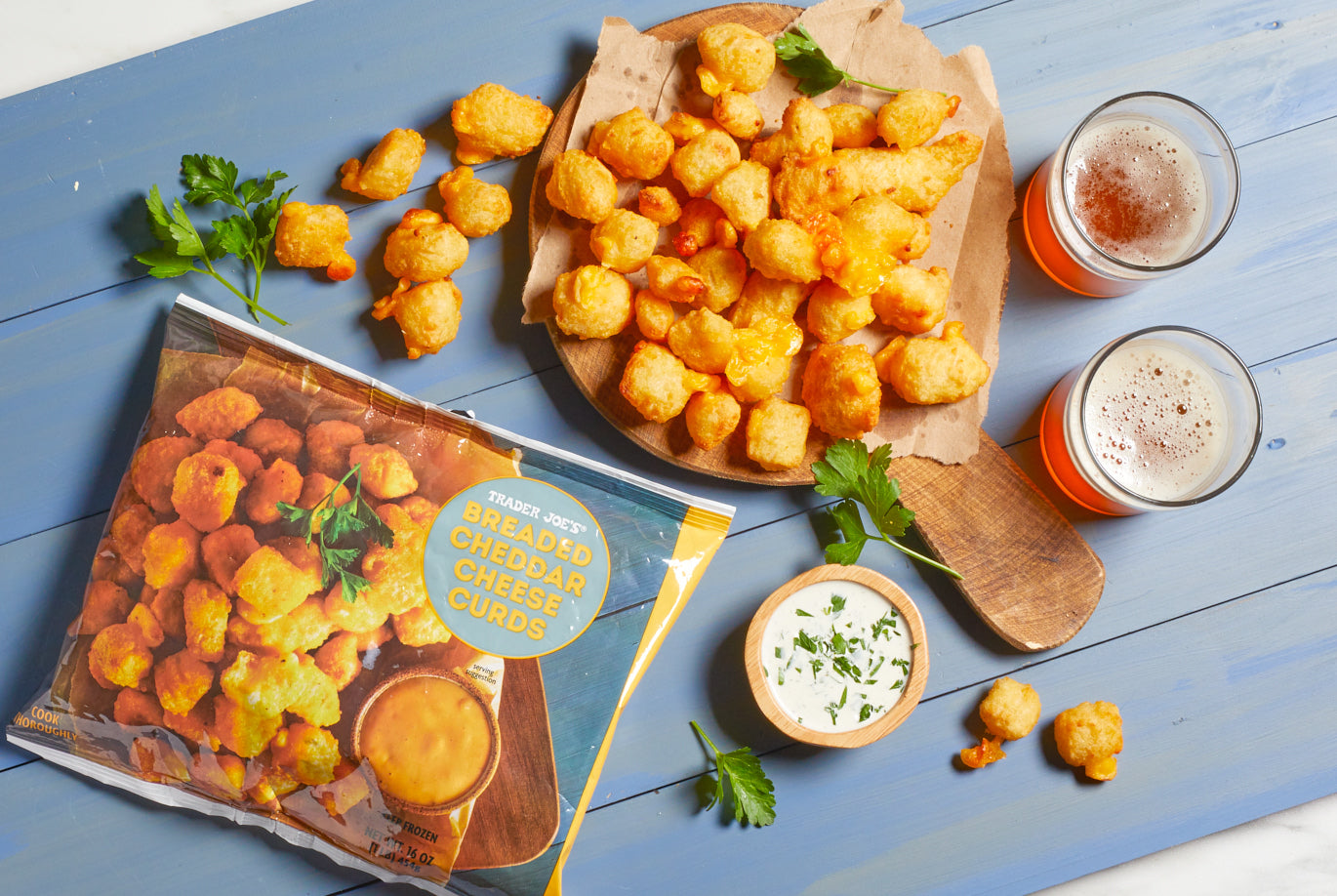 Breaded Cheddar Cheese Curds