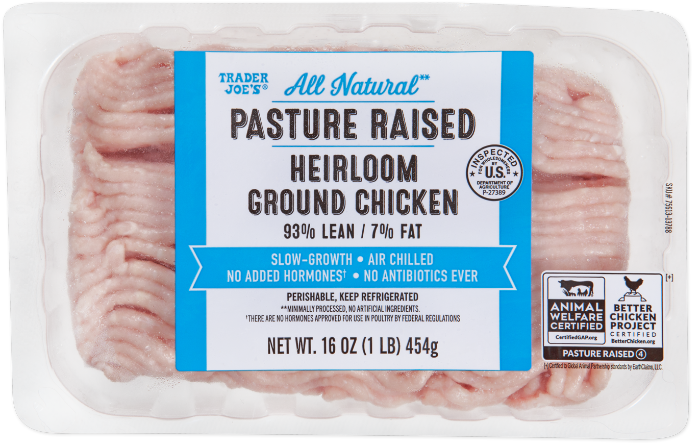 All Natural Pasture Raised Heirloom Ground Chicken