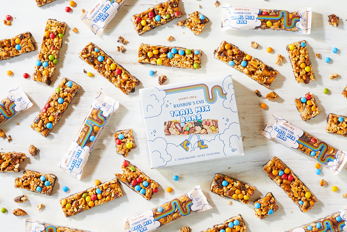 Rainbow's End Trail Mix Bars