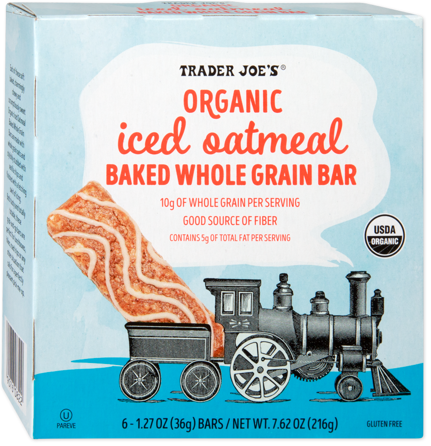 Organic Iced Oatmeal Baked Whole Grain Bar