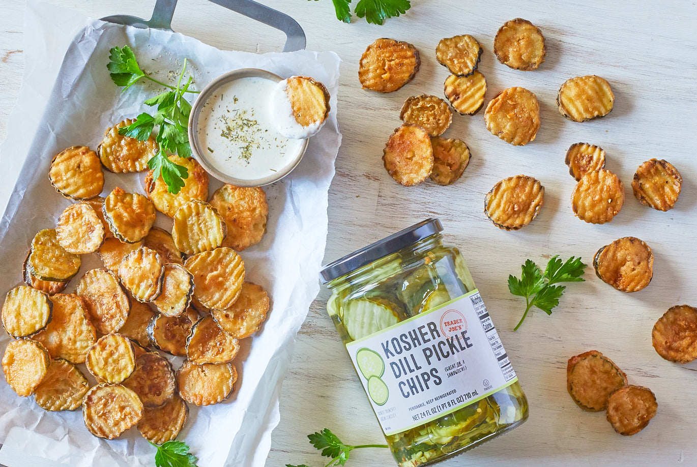 Kosher Dill Pickle Chips