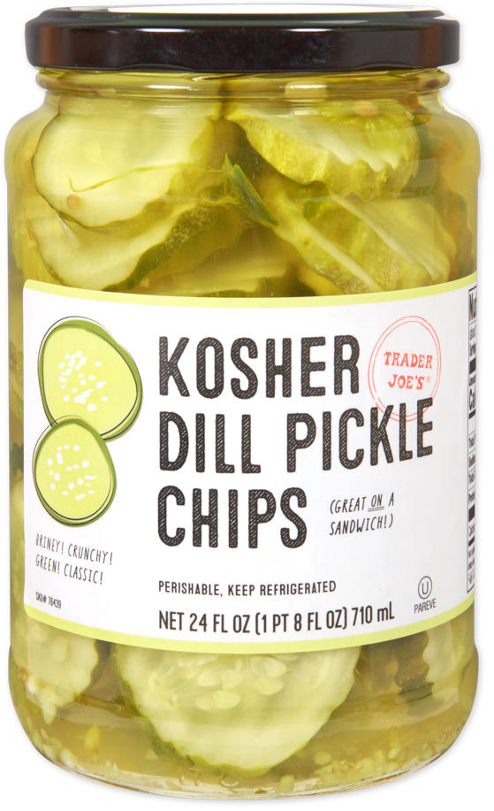 Kosher Dill Pickle Chips