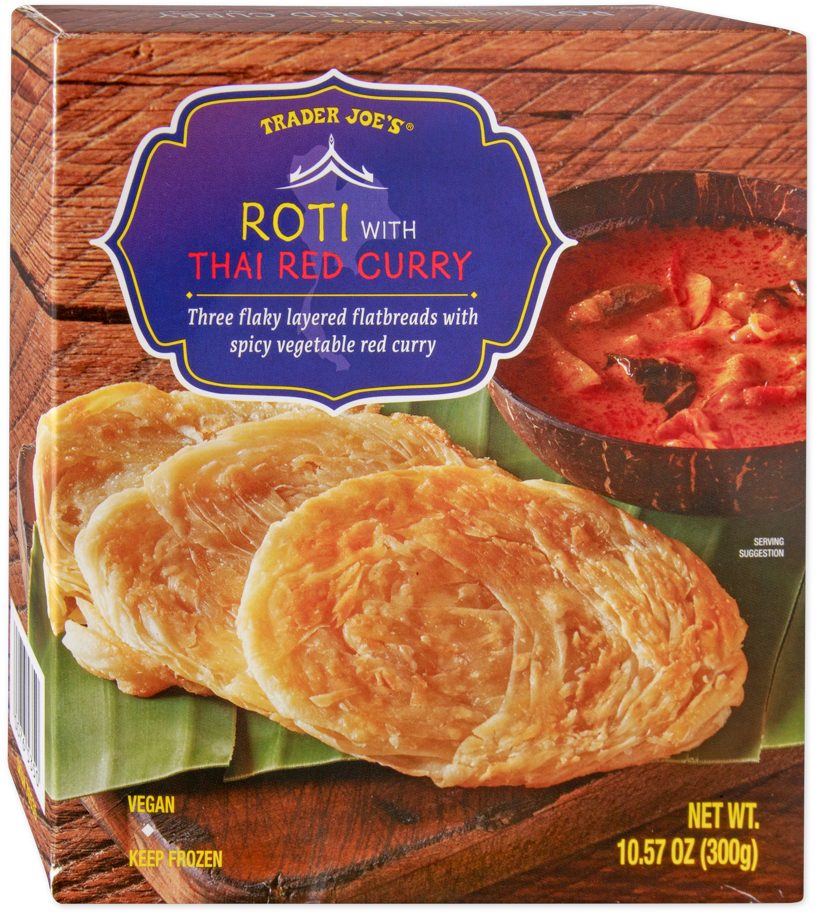 Roti with Thai Red Curry