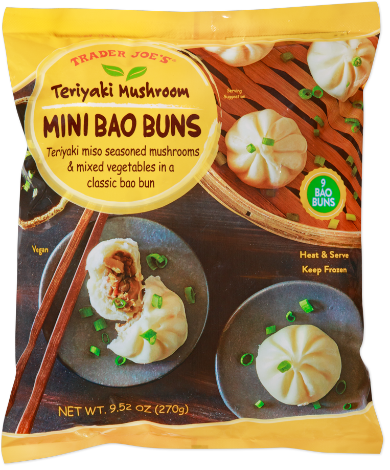 Teriyaki Mushroom Mini Bao Buns